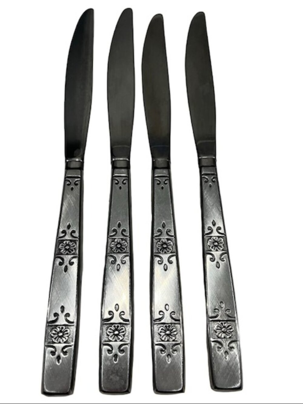 4 Piece Oneida Orlando Butter Knives Square Handle 9-1/4" Flatware